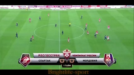 Спартак Москва - Мордовия 2-2 (23 апреля 2016 г, Чемпионат России)