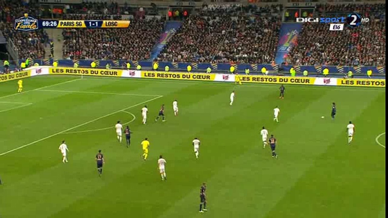 Adrien Rabiot Red Card HD - PSG 1-1 Lille - 23-04-2016