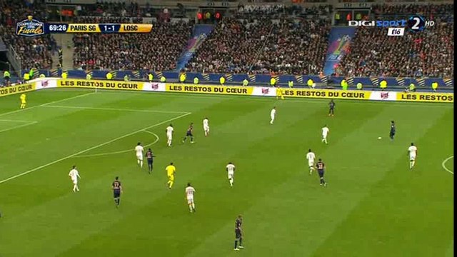 Adrien Rabiot Red Card HD - PSG 1-1 Lille - 23-04-2016