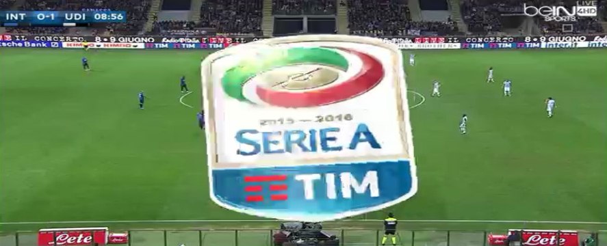 Internazionale Milano vs Udinese Calcio 3-1 - All Goals (23/4/2016)