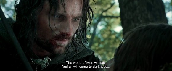 "The world of Men will fall" - The Lord of the Rings: The Fellowship of the Ring