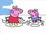 Peppa Pig   Muddy Puddles coloring pages