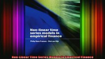 READ FREE Ebooks  NonLinear Time Series Models in Empirical Finance Free Online
