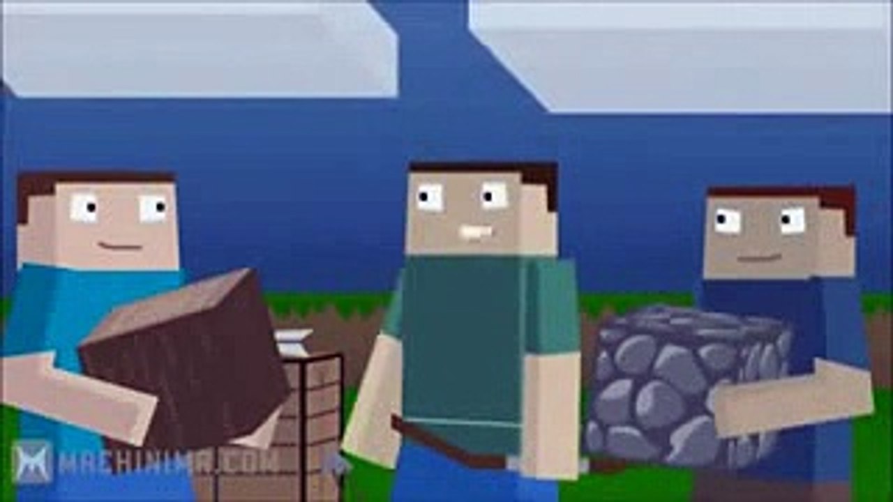 O filme de minecraft animação {ep1}