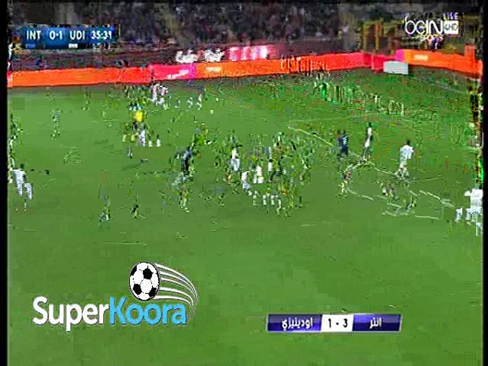 اهداف مباراة ( انتر ميلان 3-1 أودينيزي ) الدورى الايطالي
