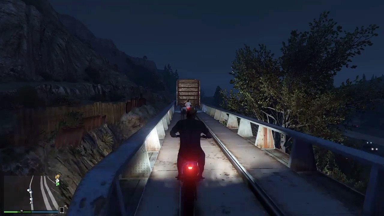 Nice landing with the cross