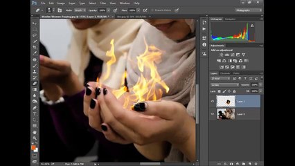 Hand Fire l Beginner Photo Manipulation Tutorial