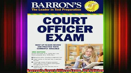 READ FREE FULL EBOOK DOWNLOAD  Barrons Court Officer Exam 3rd Edition Full Ebook Online Free