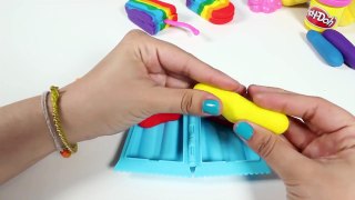 Play Doh Rainbow Ice Creams Play Dough Popsicles Helados de Colores Arco Iris Toy Videos Part 7
