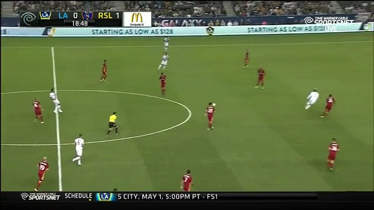 Gyasi Zardes Goal HD - LA Galaxy 1-1 Real Salt Lake  - 23/04/2016 MLS