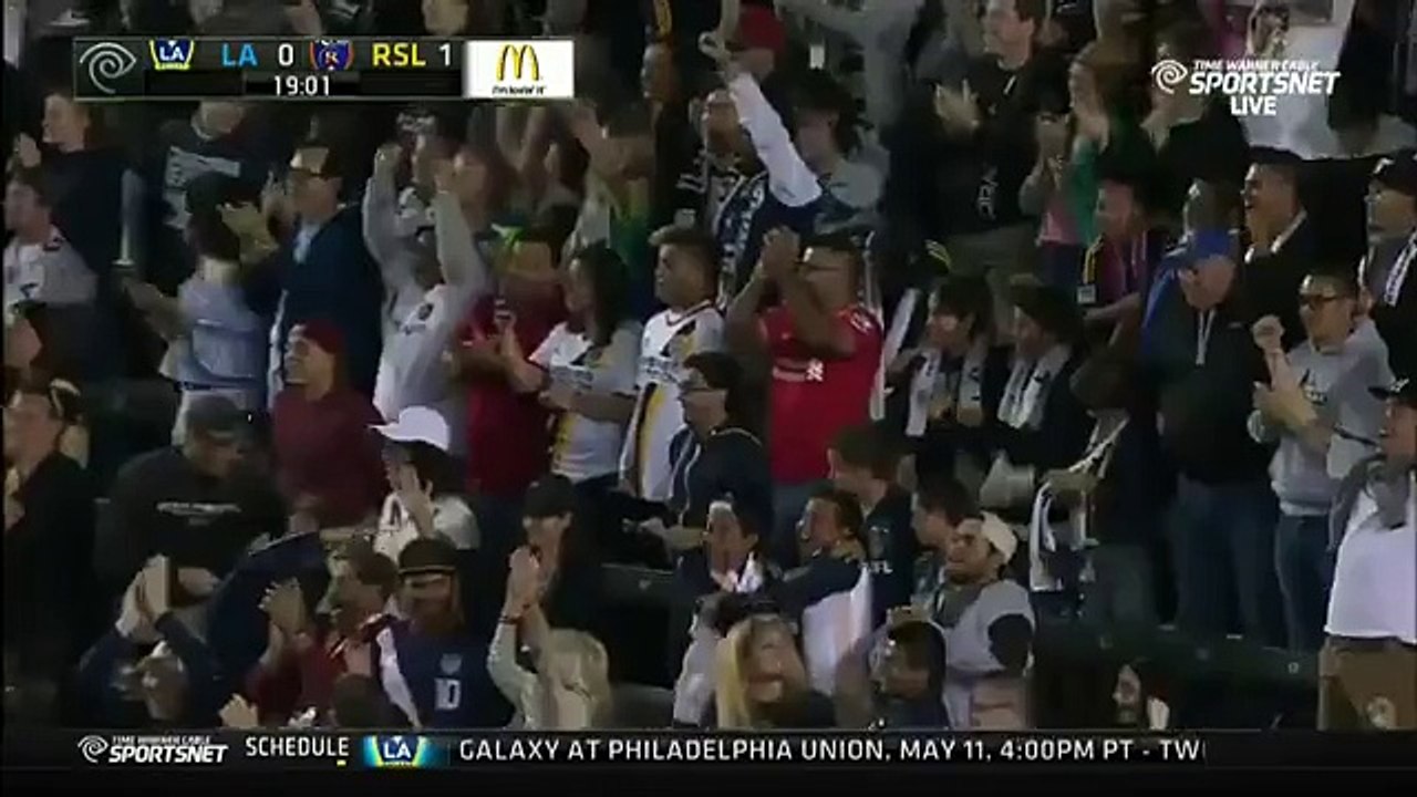 Gyasi Zardes Goal HD - LA Galaxy 1-1 Real Salt Lake - 23/04/2016 MLS