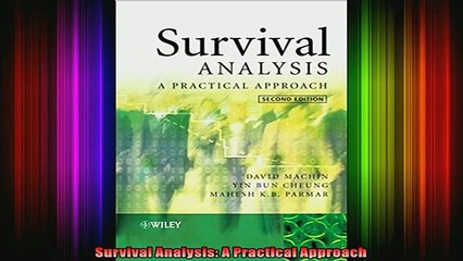 下载视频: READ book  Survival Analysis A Practical Approach Full Free