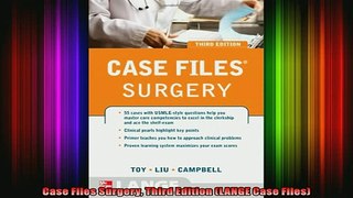 READ book  Case Files Surgery Third Edition LANGE Case Files Full EBook