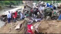 Al menos nueve fallecidos por un alud al oeste de Colombia