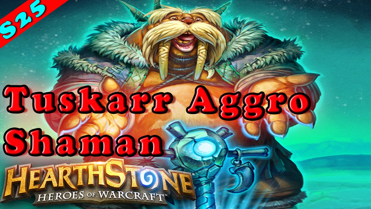 Hearthstone | Tuskarr Aggro Shaman Deck & Decklist | Constructed | Top5 Legend by Semp0k