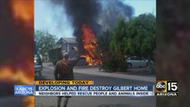 Gilbert Fire Arizona 4-23 Confirmed Explosions All FOOTAGE 2016