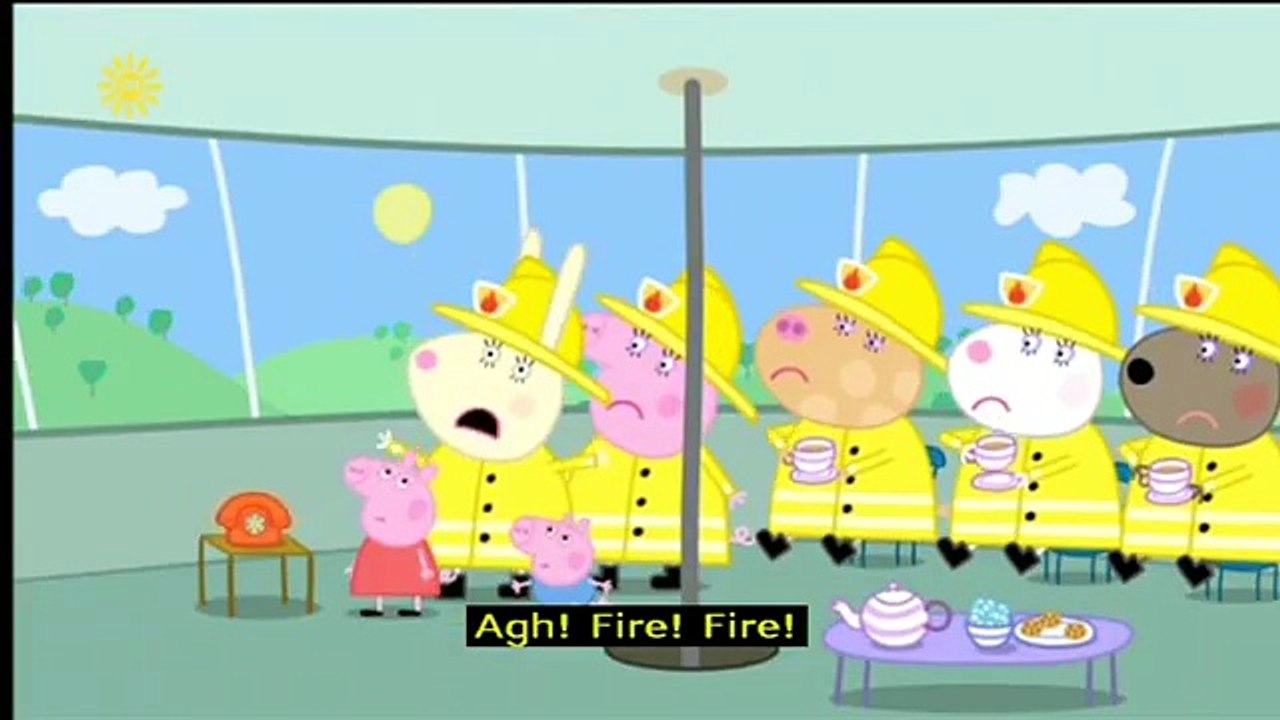 Peppa Pig (Series 3) - The Fire Engine (with subtitles)