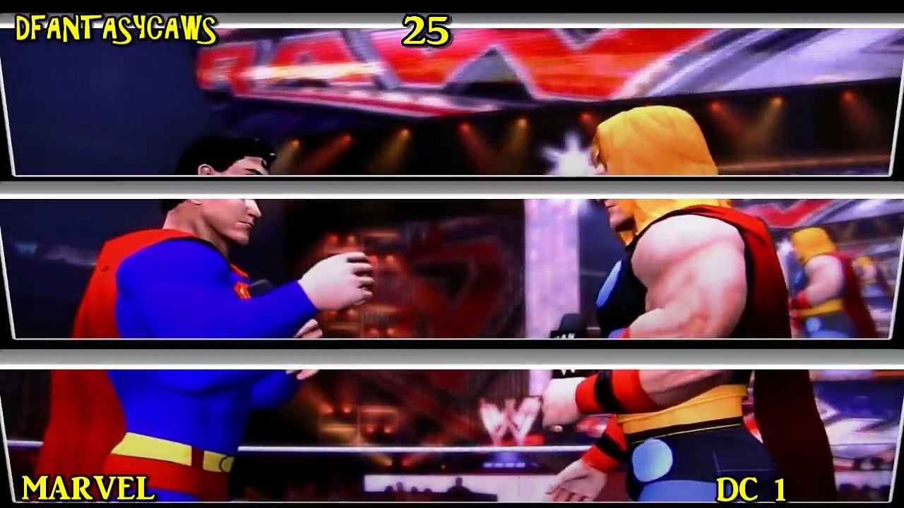 WWE 12  Marvel vs Dc Comics