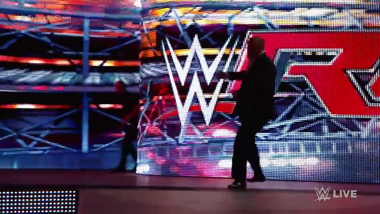 Brock Lesnar confronts The Undertaker  Raw, July 20, 2015