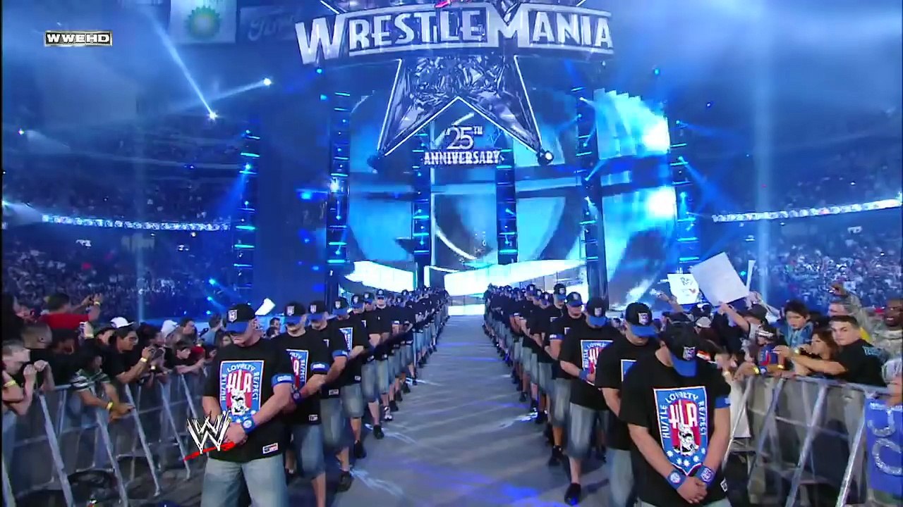 John Cena s 25th Anniversary of WrestleMania Entrance