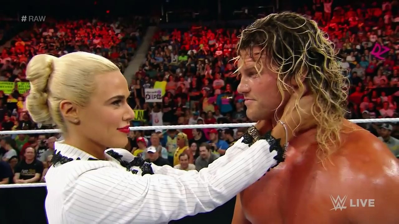 Lana kisses Dolph Ziggler  Raw, May 18, 2015