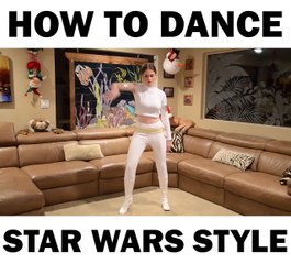 How To Dance Star Wars Style -- Pretty good dancing