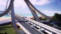 3D Animation Haikou Bridge, China