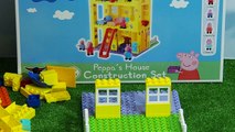 peppa pig toys - Peppa Pig Blocks Mega House unboxing toys. Toy For Kids Peppa collection