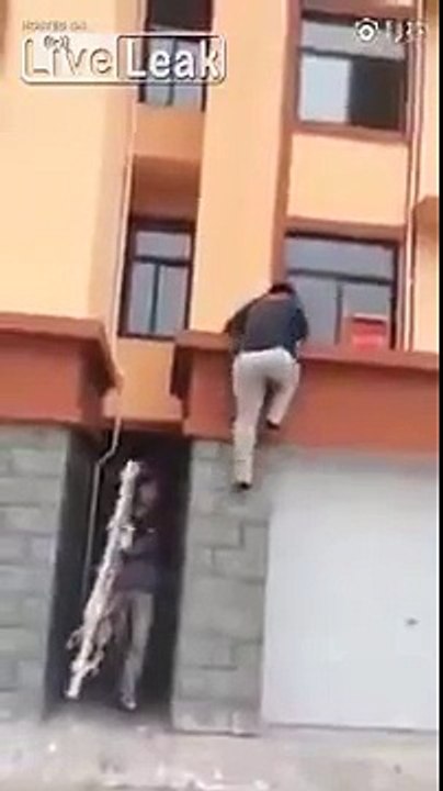 Ladder prank
