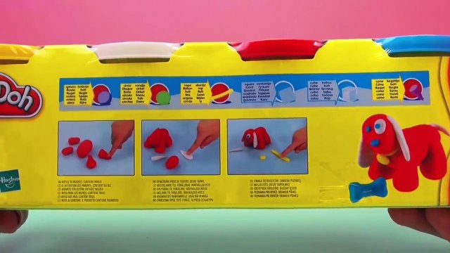 Play doh dog personnages en pâte à modeler Faire un chien avec de la pâte à modeler Unboxi