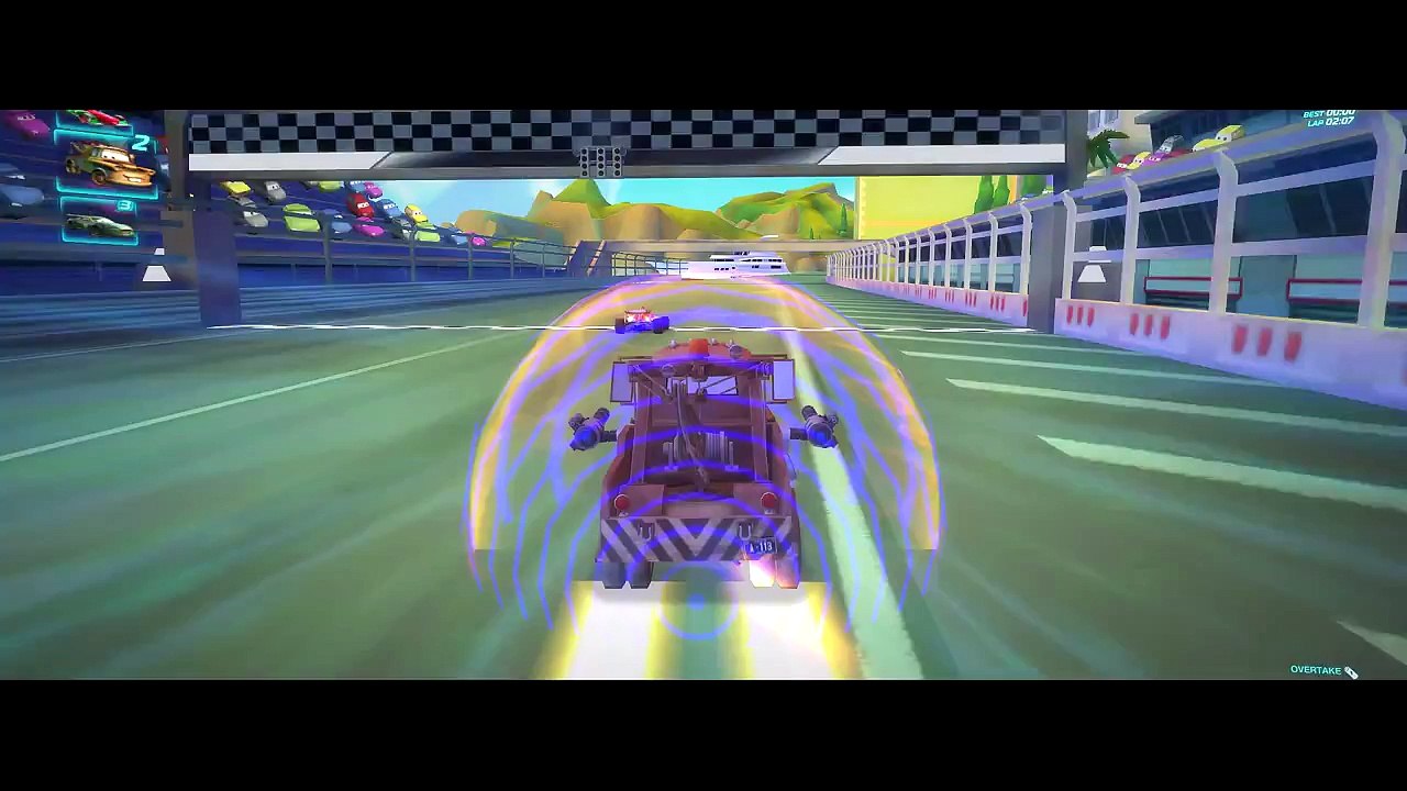 TOW MATER & Disney Pixar CARS Materhosen Extreme BATTLE Race Track in HD Compilation in CARS 2!