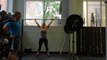 185 lbs. Overhead Squat in the Womens RX Devision