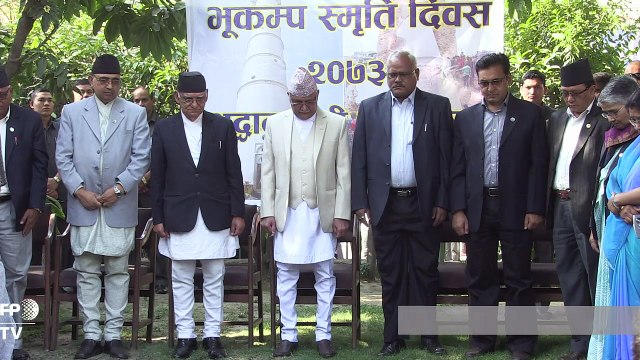 Nepal marks one year since deadly earthquake