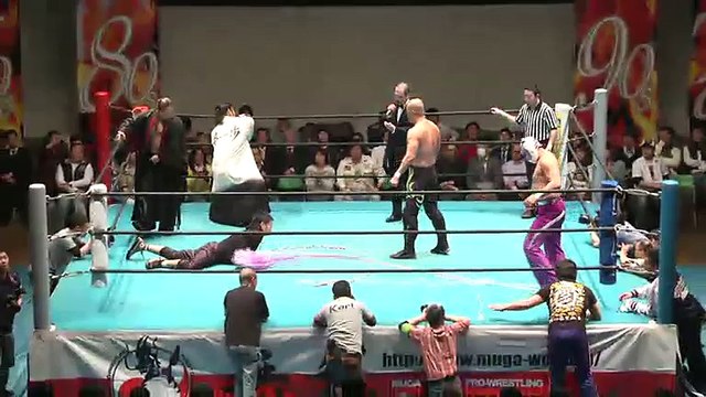 03.29.2016 Daisuke Sekimoto & Kengo Mashimo vs. Super Tiger & Mitsuya Nagai (Dradition)