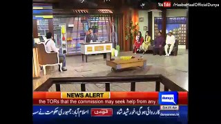 Hasb e Haal 23 April 2016 - حسب حال - Azizi as Queen Elizabeth - Dunya News