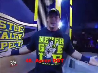 Top 50 Moves of John Cena