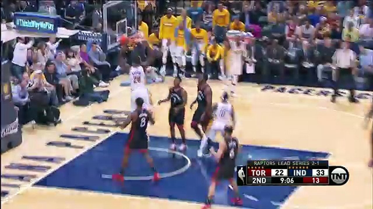 Toronto Raptors vs Indiana Pacers - Game 4 - April 23, 2016 - NBA Playoffs