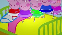 Five little pigs  jumping on bed Peppa Pig Ballerina Finger Family new episode 2016 -  2016 - 4