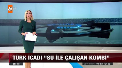 Türk icadı "su ile çalışan kombi" - atv Ana Haber