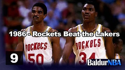 Top 10 NBA Playoff Upsets EVER!
