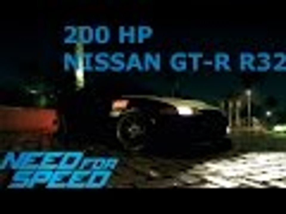 Need For Speed 200 Horse Power Challenge (Fail)/Nissan Skyline GT-R R32 Build