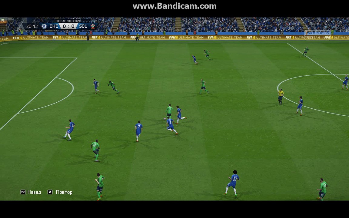 BPL 6 Тур. Челси - Саутгемптон. 0:1. Romeou, 31'
