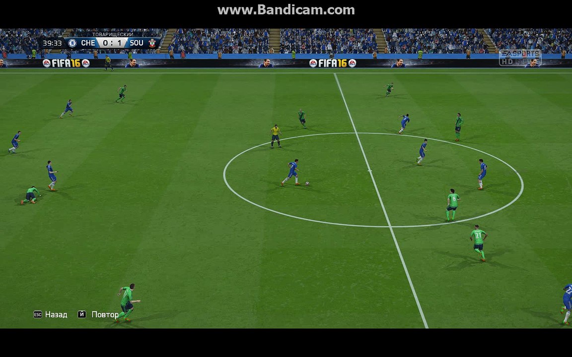 BPL 6 Тур. Челси - Саутгемптон. 1:1. Oscar, 40'