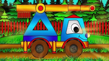 Neşeli Şekiller - Vinç - Eğitici Çizgi Fİlm