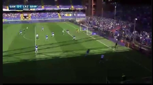 Filip Djordjevic Goal - Sampdoria 0 - 1 Lazio