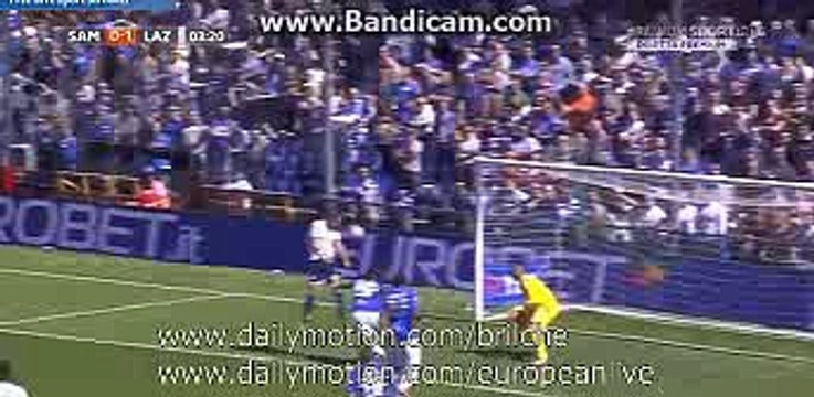 0-1 Filip Djordjevic goal - Sampdoria v. Lazio - 24.04.16