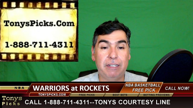 Houston Rockets vs. Golden St Warriors Free Pick Prediction Game 4 NBA Pro Basketball Playoffs Odds Preview 4-24-2016