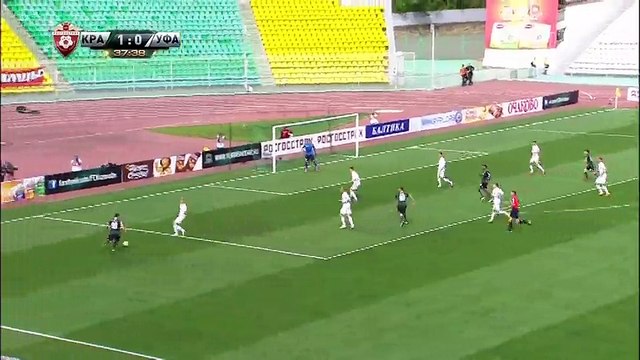 Краснодар - Уфа, Смолов, Гол, 2-0