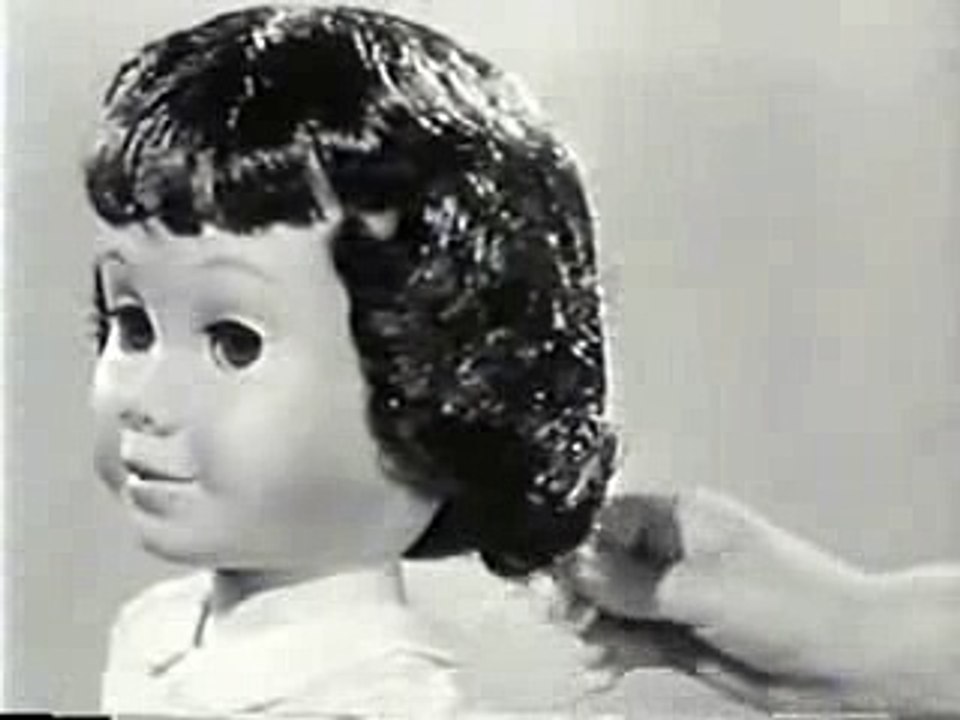 Vintage Chatty Cathy toy doll TV Commercial 1960's