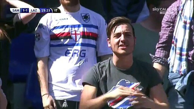 Fernando Goal HD - Sampdoria 1-1 Lazio - 24-04-2016